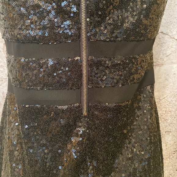 LUNA Black Sequin Dress - Picture 5 of 9